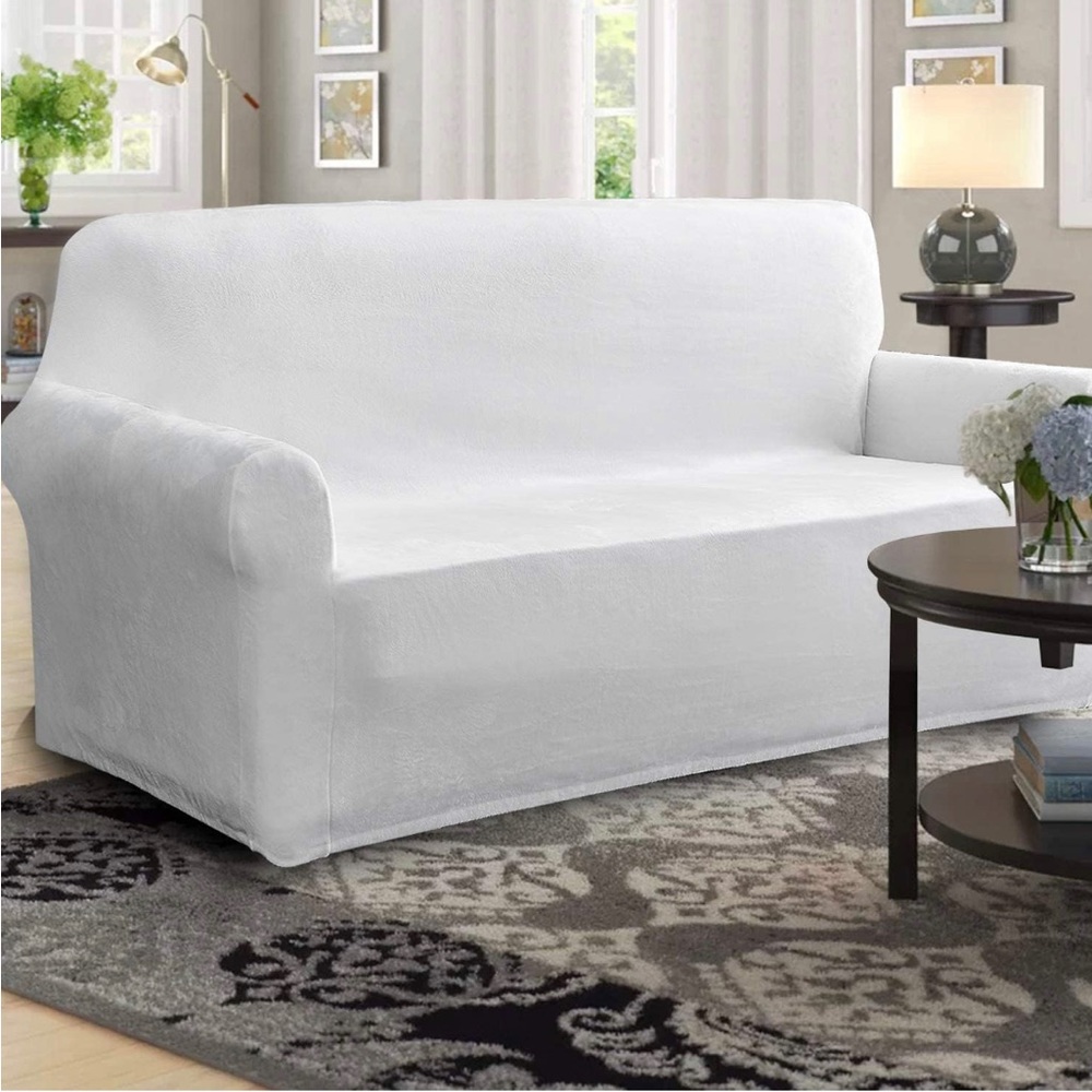 Velvet 3 Cushion Couch Slipcover